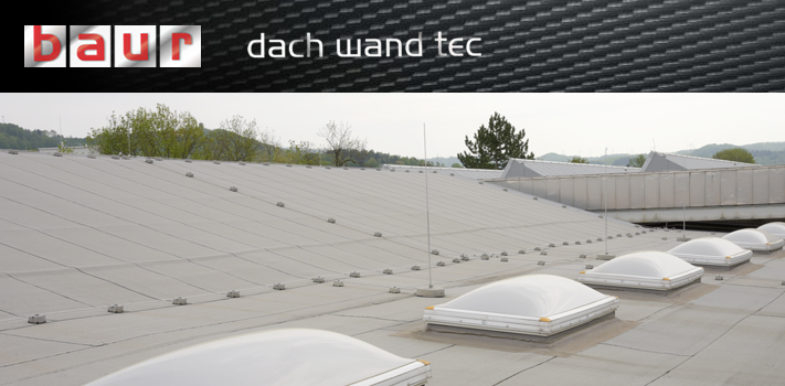 Baur GmbH & Co. KG ist Ihr Fachmann für Flachdächer ab 500 m² und für Industriefassaden.